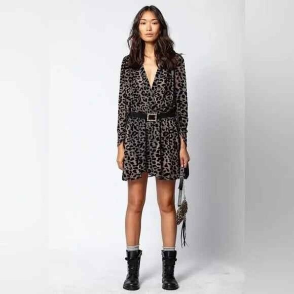 Zadig & Voltaire D Reveal Dress in Noir - Picture 2 of 16